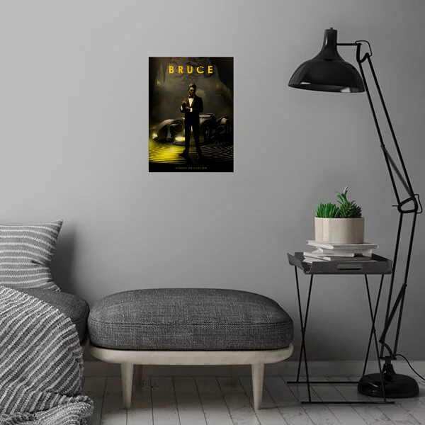 Displate Metall-Poster "Bruce with Information Classified" *AUSVERKAUFT*